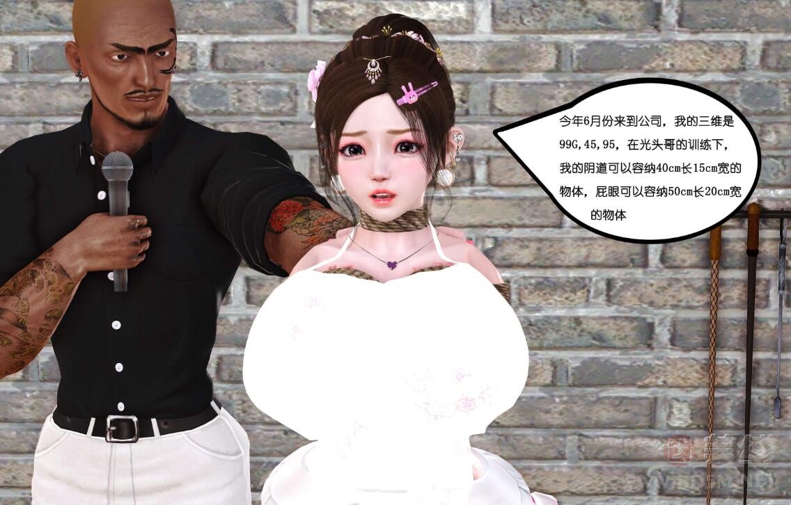 【3D动漫】梦瑶&灵儿的调教比赛